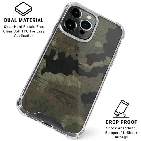 Hunting Camo iPhone 16 Pro Clear Case